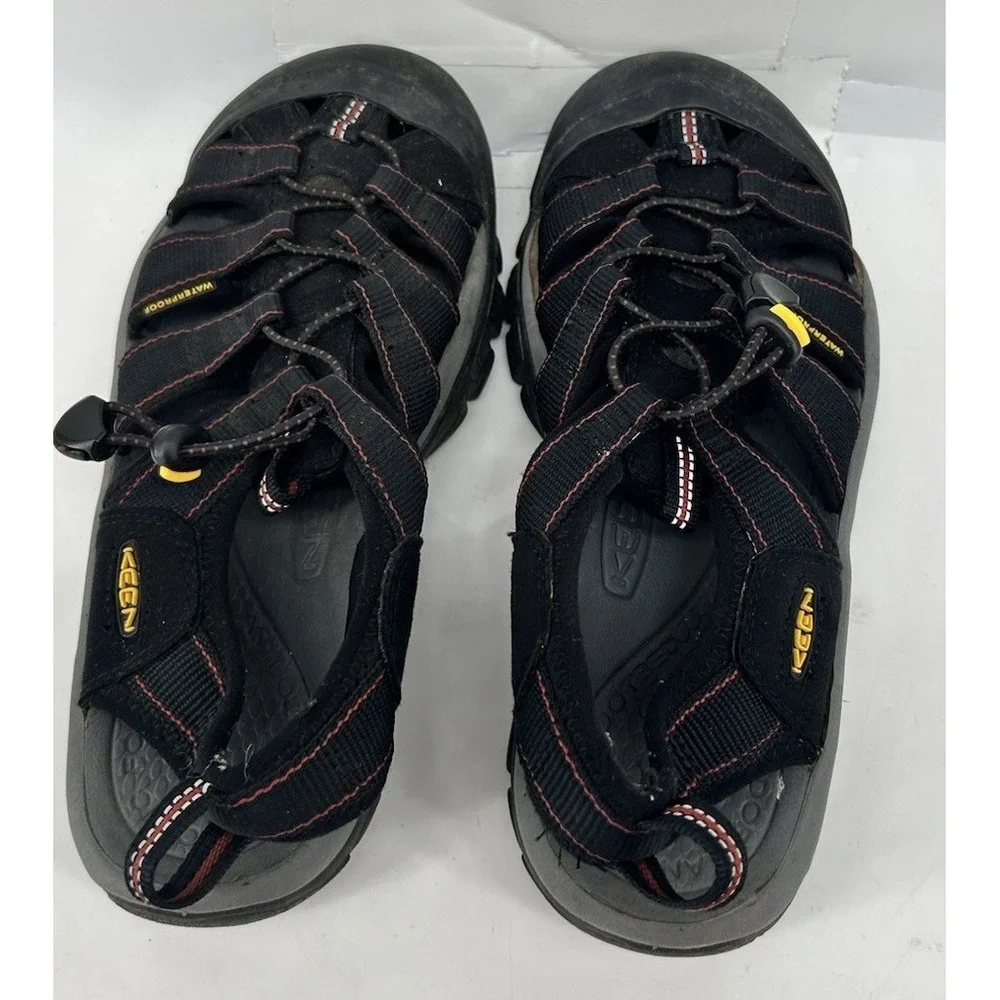 Keen Newport H2 Hiking Sandals Slip On Rubber Toe Black Men's Size 9